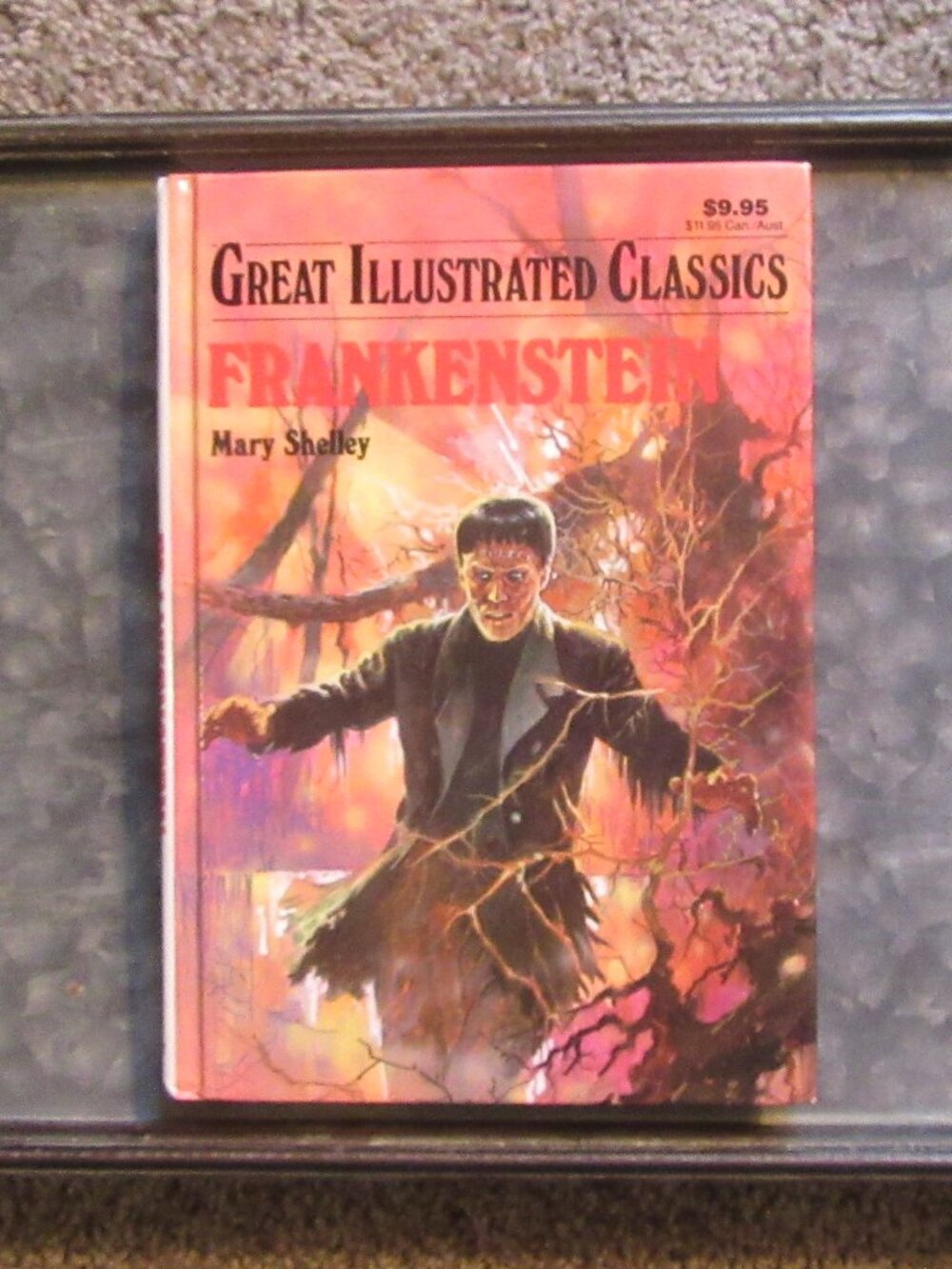 Great Illustrated Classics Vtg Mary Shelley's Frankenstein 1993 book